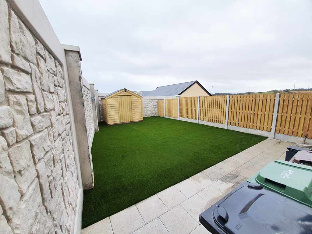 Artificial Grass & Paving Before & After Skerries