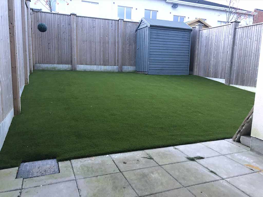 Ashtown Dublin Before & After Artificial Grass