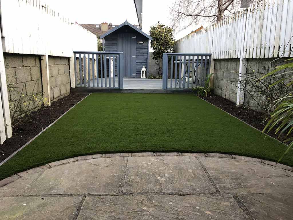 Blackrock Co Dublin Before & After Artificial Grass